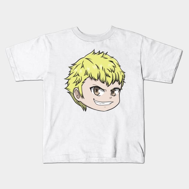 Ryuji Chibi Head Kids T-Shirt by AdorableArts